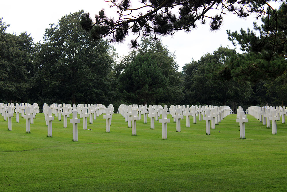 I luoghi dello sbarco: cimitero americano